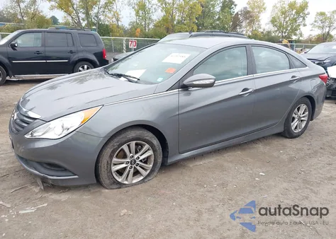 2014 Hyundai Sonata Gls from USA, damaged, VIN 5NPEB4AC1EH899719